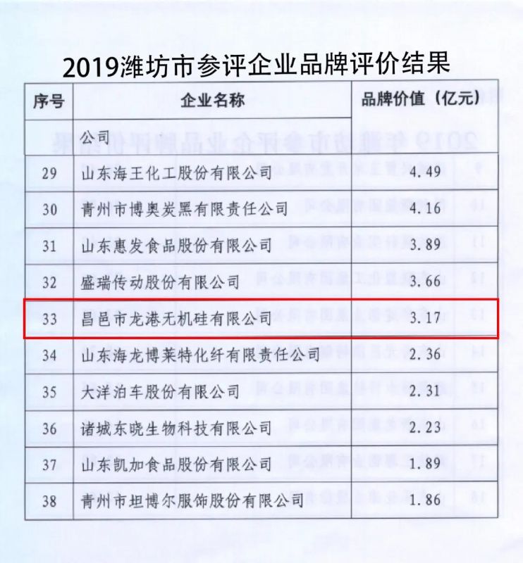 Longgang silicon industry has been selected as 